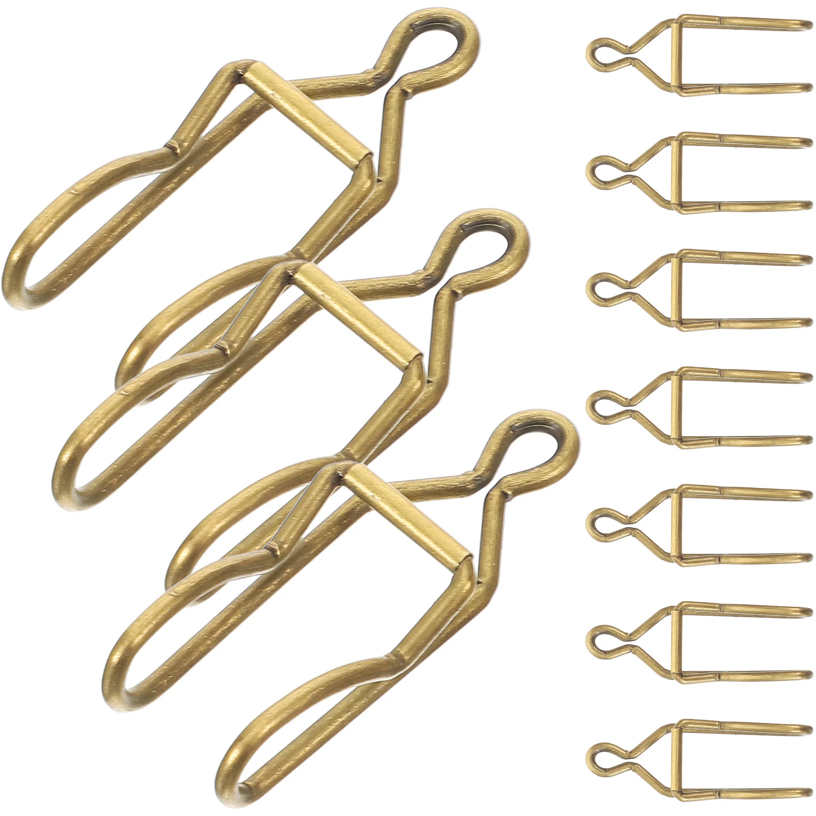 

50Pcs Pocket Watch Chain Clasps Iron Durable Clips Accessories for DIY Craft Metal Clips Chain Parts Iron Claps