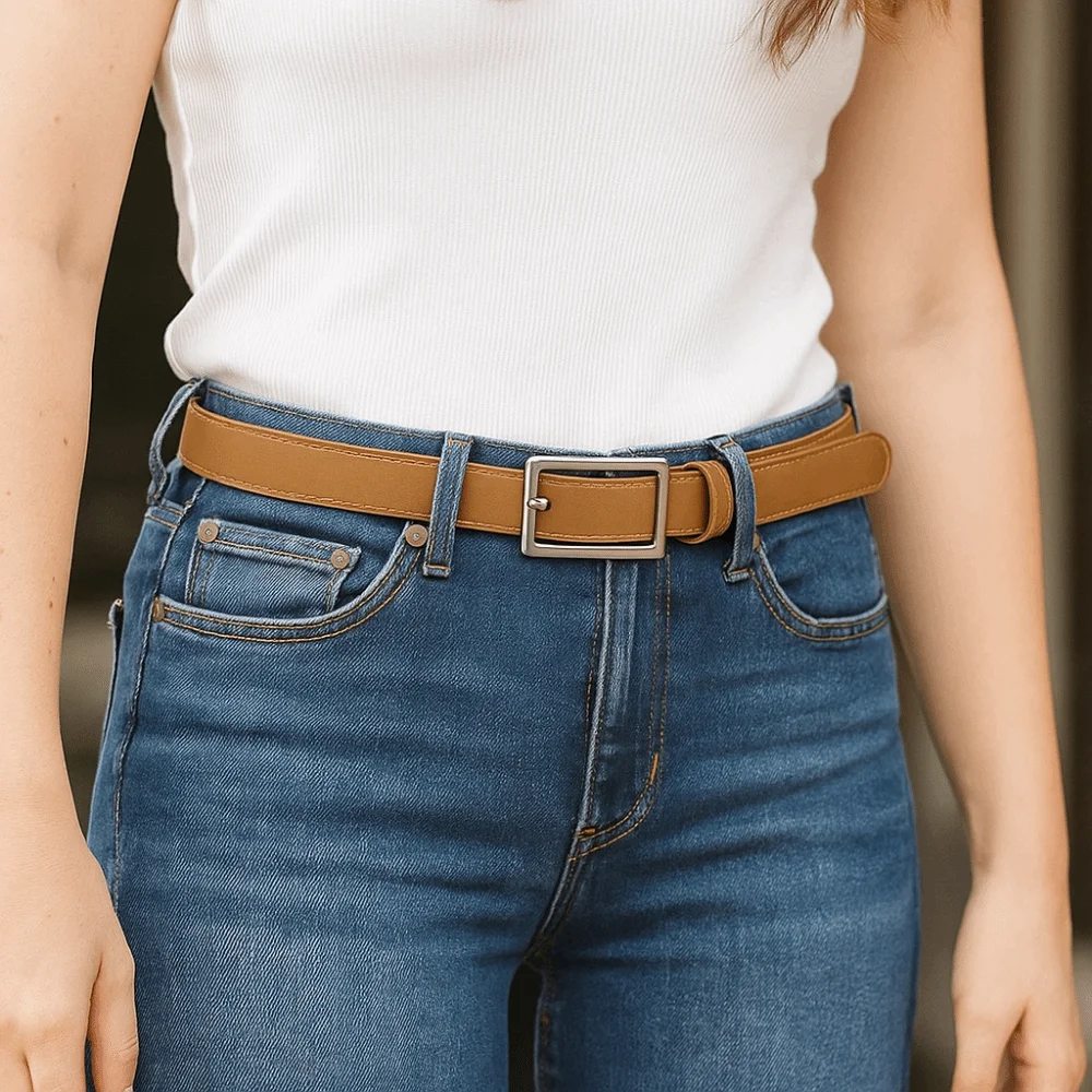 

Fashion Pin Buckle Suede Leather Belt Luxury Design Casual Business Waist Belt Retro Frosted Waistband For Women