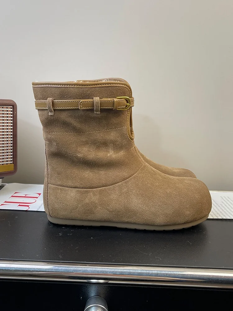 fce-–-bottes-de-neige-doublees-pour-femme-bottes-chaudes-d'hiver-en-coton-vetements-bidirectionnels-en-fausse-fourrure-bout-rond-talon-bas-semelle-en-caoutchouc