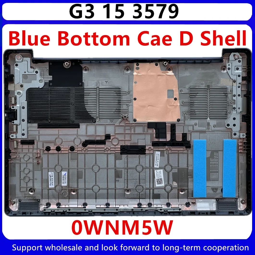 Novo para dell g3 15 3579 inferior caso capa base d escudo azul 0wnm5w wnm5w