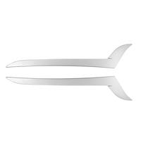 Car Trunk Trim Strip Taillight Stainless Steel Trim for ALPHARD VELLFIRE 30 Series 2016-2022