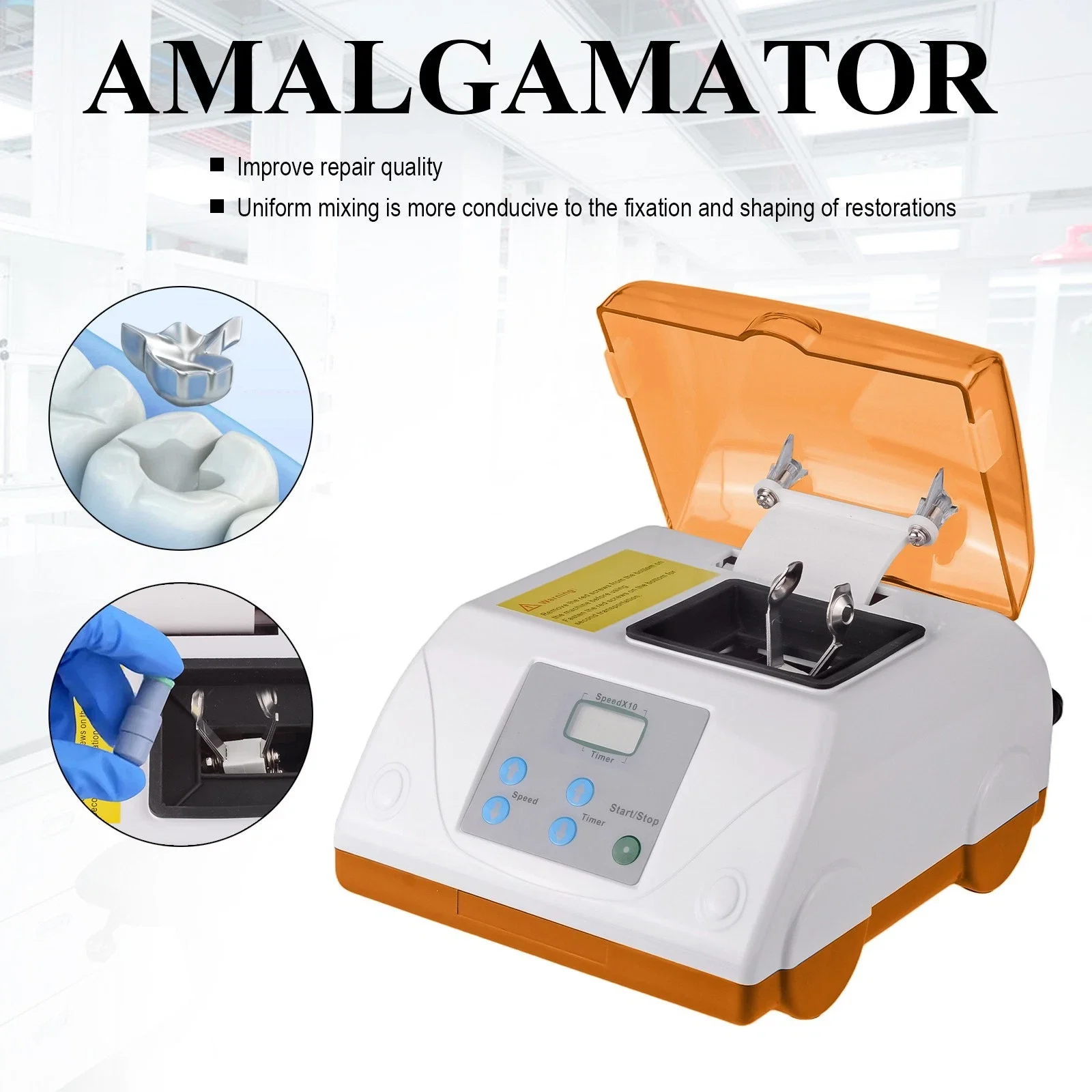 Dental Lab Amalgamator Digital Capsule Mixer High Speed Electric Amalgamator 110V/220V