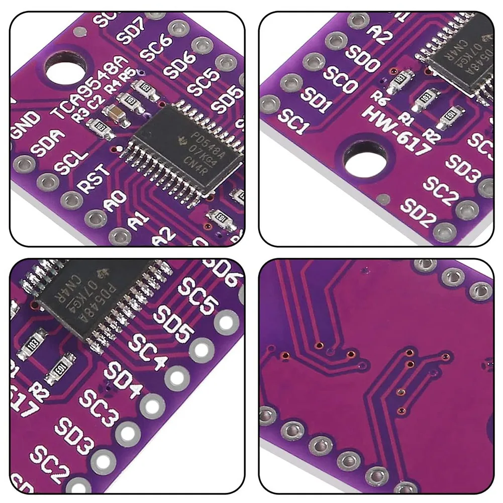 10Pcs TCA9548A I2C IIC Multiplexer Breakout Board Module 8 Channel Expansion Development Board for Ardu Ino