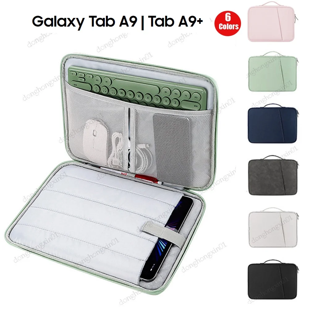 Sleeve Case For Samsung Galaxy Tab A9 8.7 SM-X110 SM-X115 X117 A9 Plus 11 inch 2023 Sleeve Tablet Bag Shockproof Pouch Cover