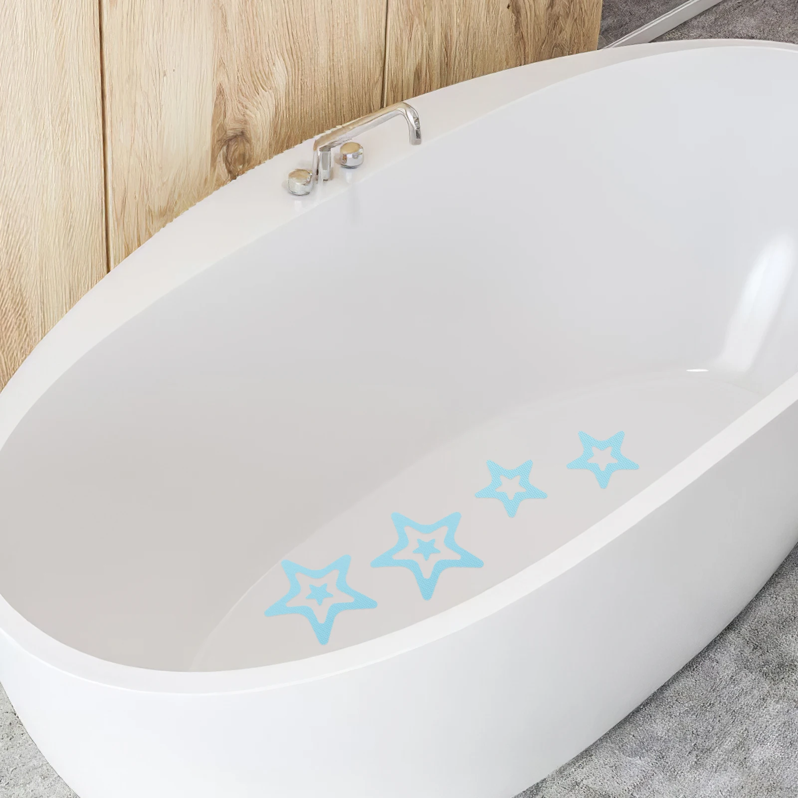 

12pcs Anti Slip Stickers for Bathtub Shower Floor Mat Non Skid PEVA Waterproof Cartoon Safety Bath Accessories