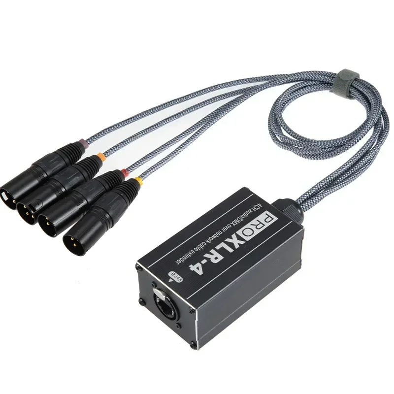 RJ45 To XLR Audio Cable DMX Splitter For Snake Cable Network Extension Of Stage Or Studio Recording