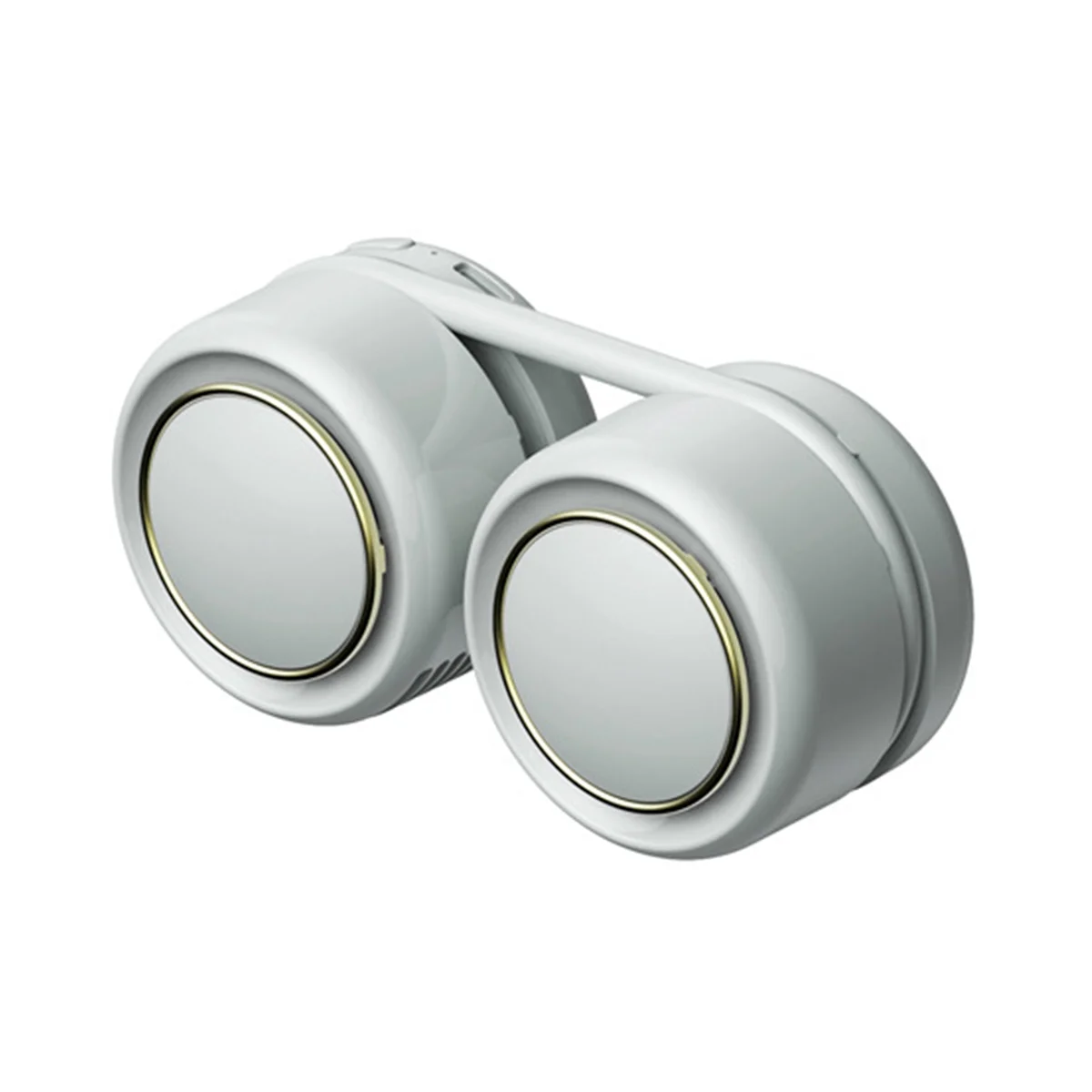 ミニネックファン,USB充電式,サイレント,アウトドア,換気,冷却用,白