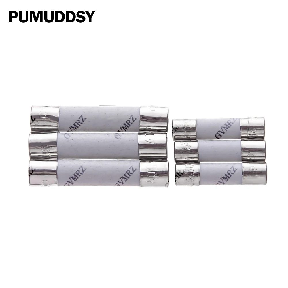 10PCS 0.1A 0.25A  4A-30A 1A 1.5A 6X30MM 5X20MM Fast Blow Ceramic Fuse 5*20mm 250V 2A 2.5A 3A 3.15A Slow Break The Fuse Tube 0.5A