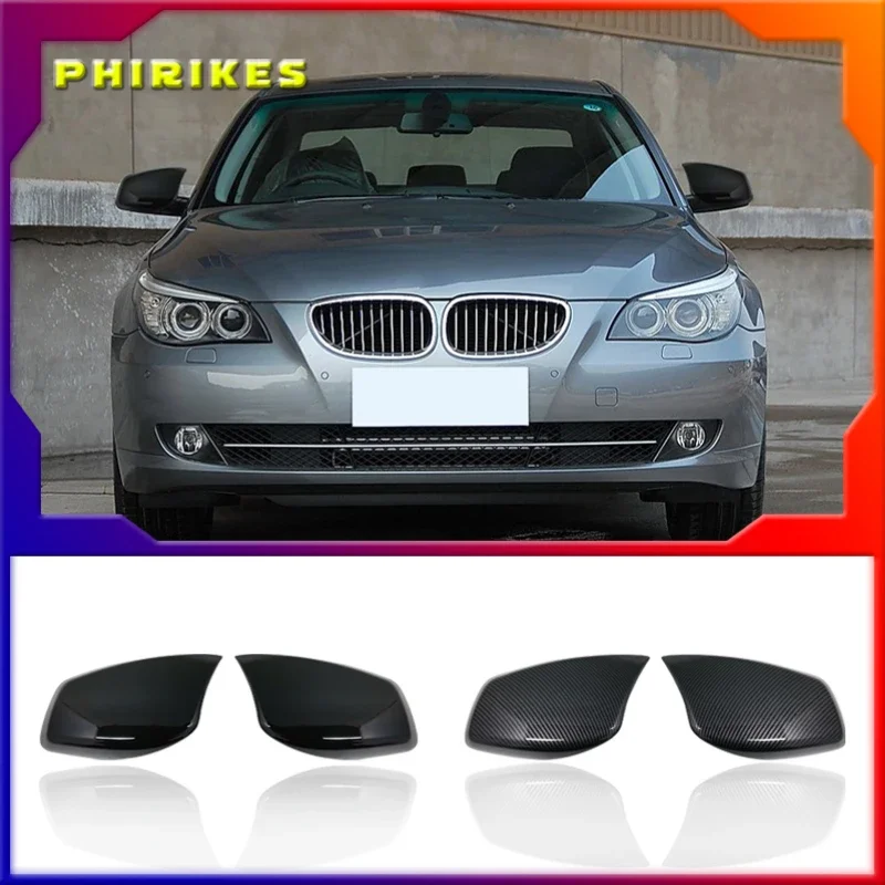 Kohlefaser-Rückspiegelgehäuse für BMW 5er Serie E60 E61 E63 E64 2004-2008.