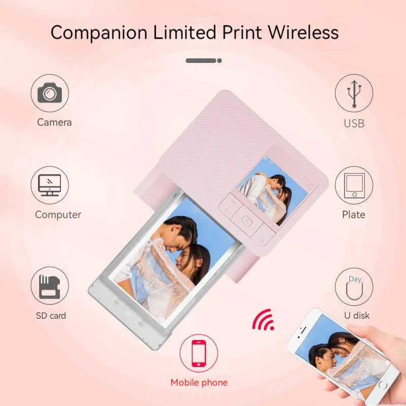 CP1500 Photo Printer ID Photo Mobile Wireless Printer Color Sublimation Printer Portable