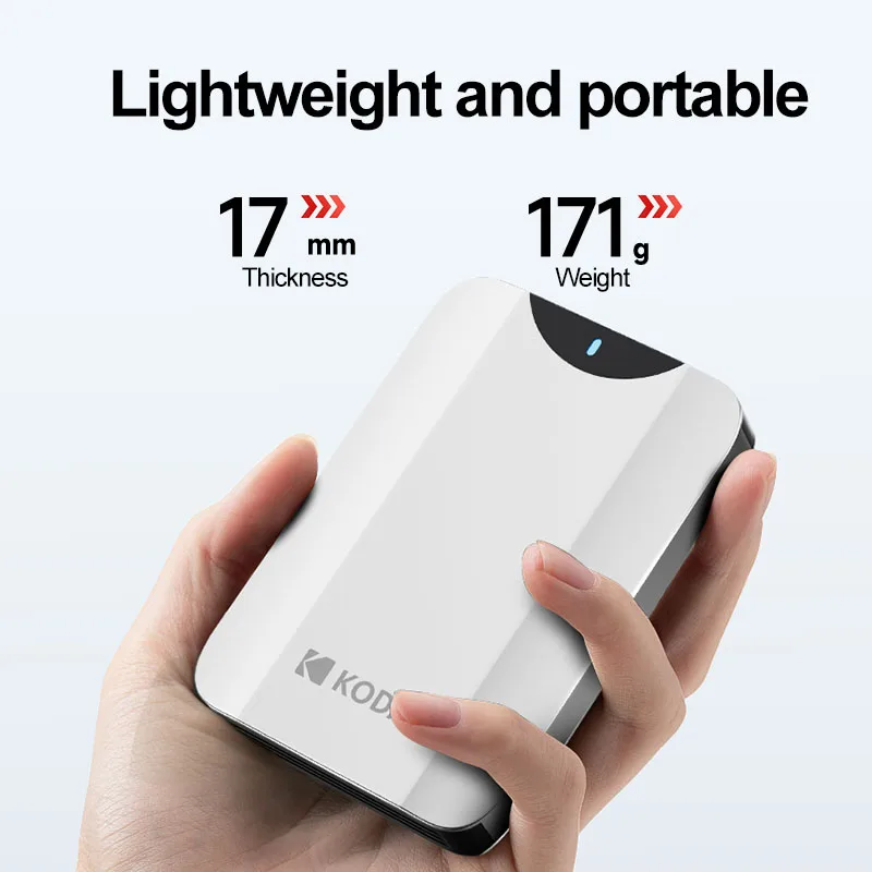 

KODAK P230 External Hard Drive 1TB PHDD 2.5''External Hard Disk Drive 5Gbps External hard drive HDD for PS4/PS5/Laptop Desktop