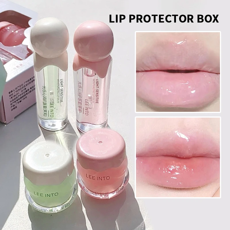 LEE INTO lip balm lip kit moisturizing water light jelly day and night thick lip balm
