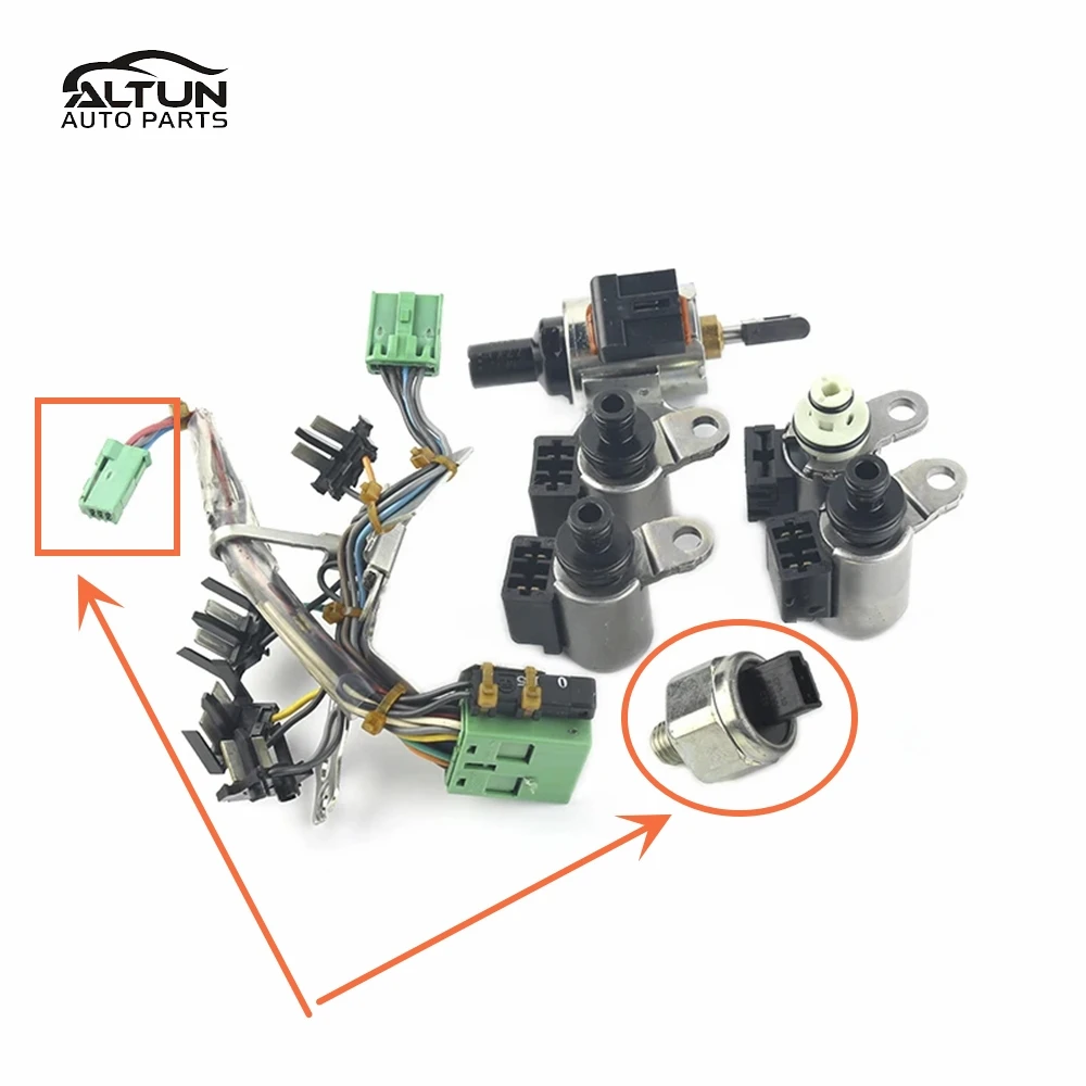 

JF011E, RE0F10A, F1CJA CVT Transmission Solenoid Valve Kit for Nissan Altima, Sentra, and Dodge Models