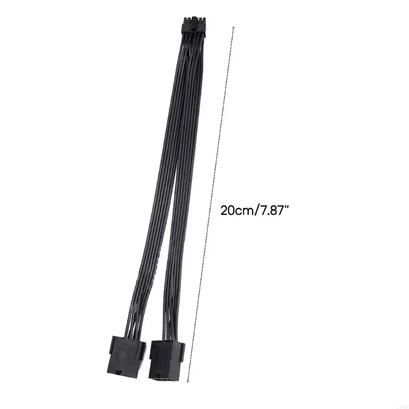 F68C GPU RTX3080 RTX3090 RTX3070電源アダプター18AWG MINI 12PIN DUAL-PCIE 8PINグラフィックスカードコネクタコード