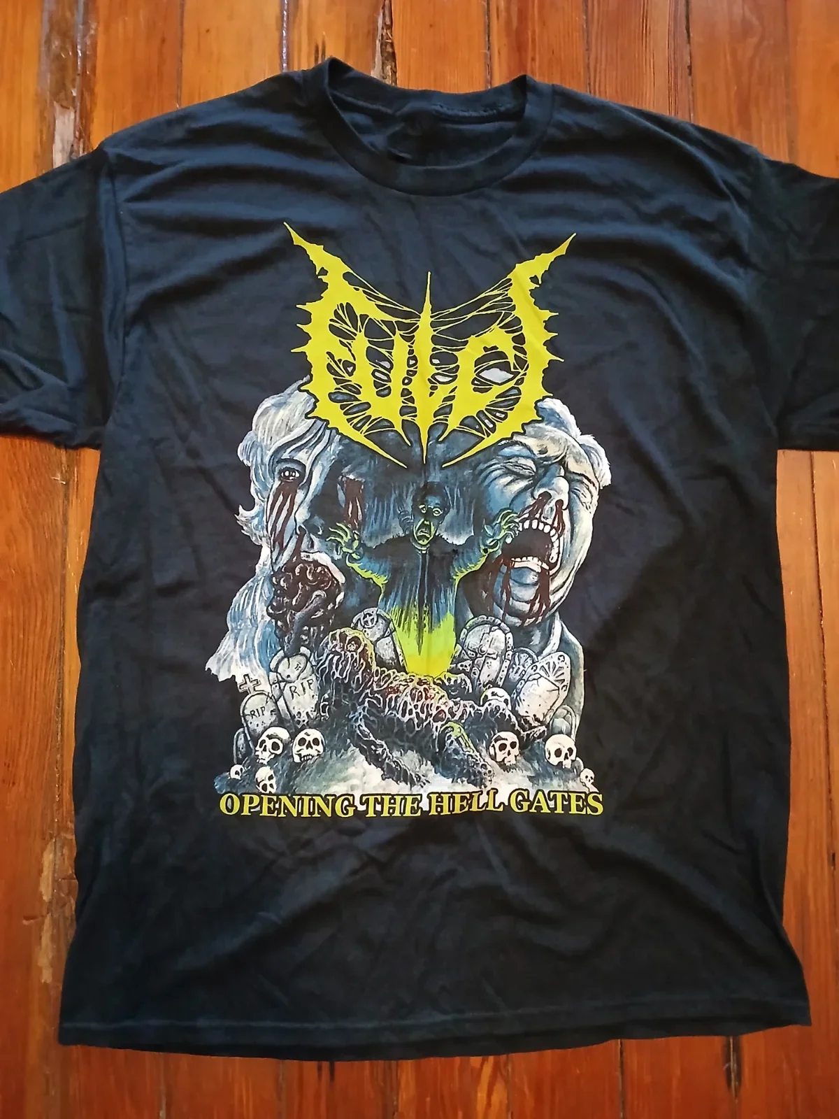 Fulci Band Opening The Hell Gates Gift For Fan Black All Size T-Shirt AM561