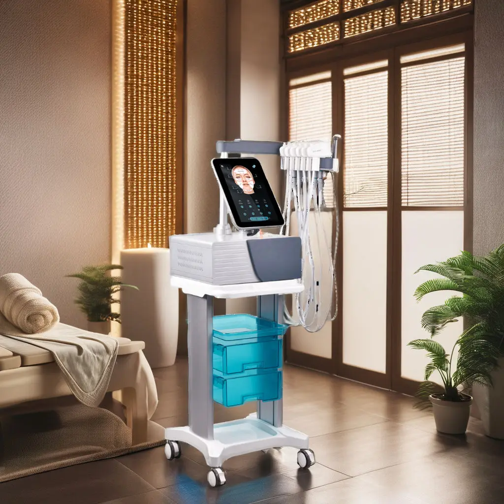 Professionele Gezichts Elektro Stimulatie Emrf Face Ems Rf Face Lifting Machine Peface Sculpt Face Pads Massageapparaat