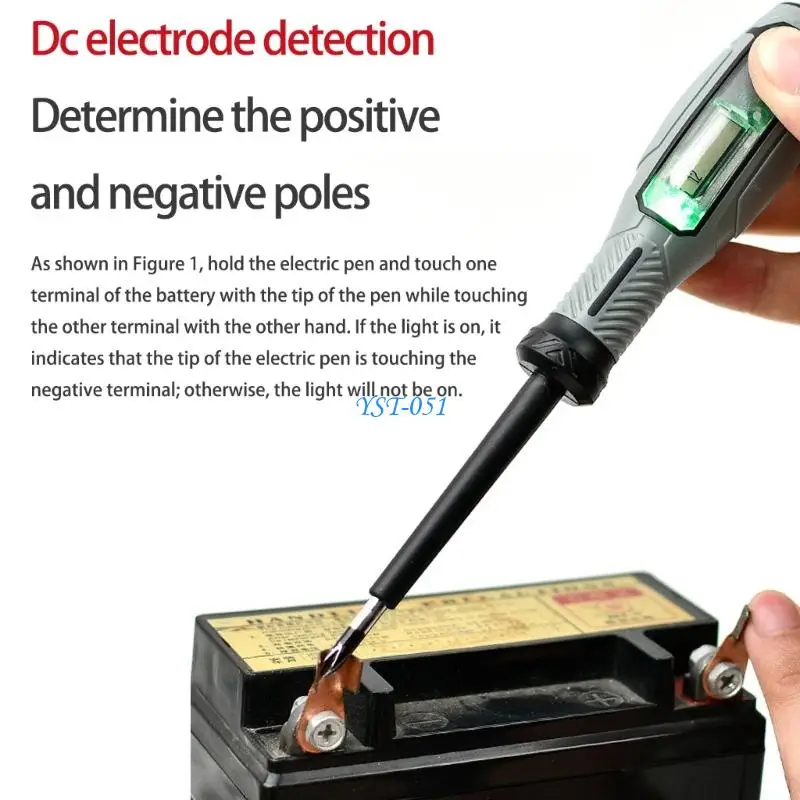 

E15A Electrician Tester Feature Audible Alerts Twin Color Light Warning None Contact Detection Tip Included