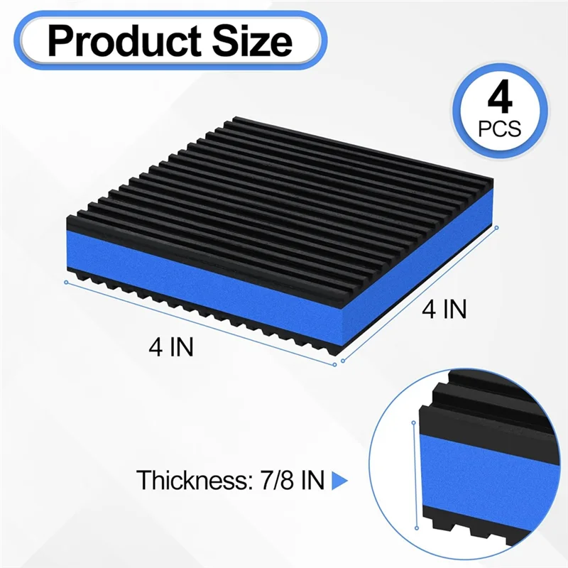 

-ABHW 4P Антивибрационные прокладки с центральным слоем EVA для воздушного компрессора, кондиционера