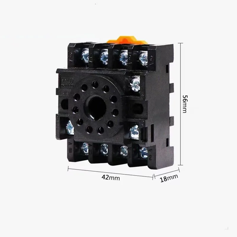 Timer Relais Sockel Basis pf083a 8pin pf113a 11pin für H3CR-A8 MK2P-I H3CR-A ST3P-2Z MK3P-I dh48s dh48j Serie Relais montage