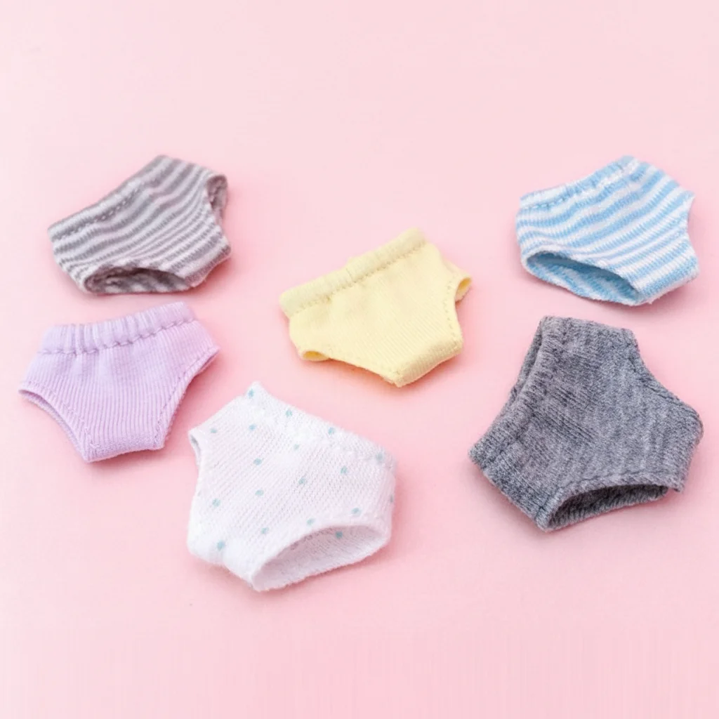 New Cute OB11 's Underwear DIY 12 Colors Cotton Underwear Elasticity Girl Gift 20cm Cotton /1/12 BJD /1/11 OB11 /p9 p10 gsc