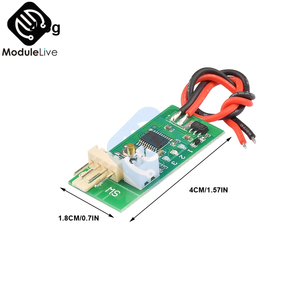 DC 12V PWM 4 Wire Line Fan Temperature Digital Control Controller Speed Regulation for PC Fan Alarm Module Board