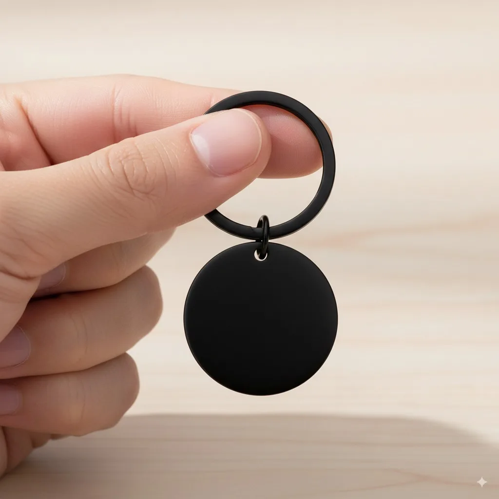 1 قطعة شعار مخصص اسم التعميم سلسلة مفاتيح من الفولاذ المقاوم للصدأ الليزر نحت قلادة للرجال النساء كيرينغ مفتاح سلسلة حلقية هدية #2