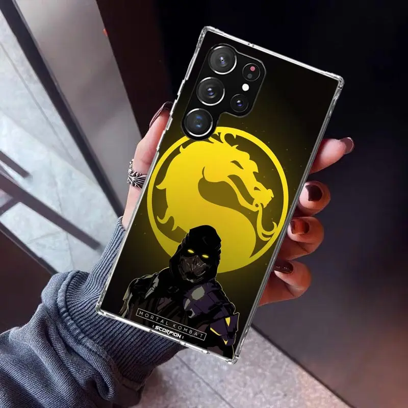 Scorpion Zero Sub Mortal Kombat Phone Case For Samsung Galaxy Note 20 Ultra 10 Lite 9 8 J4 J6 Plus J8 M12 M30S M21 M31 M32 Shell