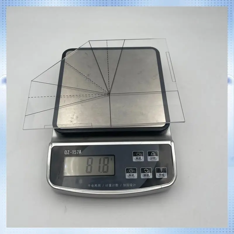 A82Q-Foldable Food Basket Sew Template Foldable Food Basket Sewing Ruler Floor Mat Handbag Ruler