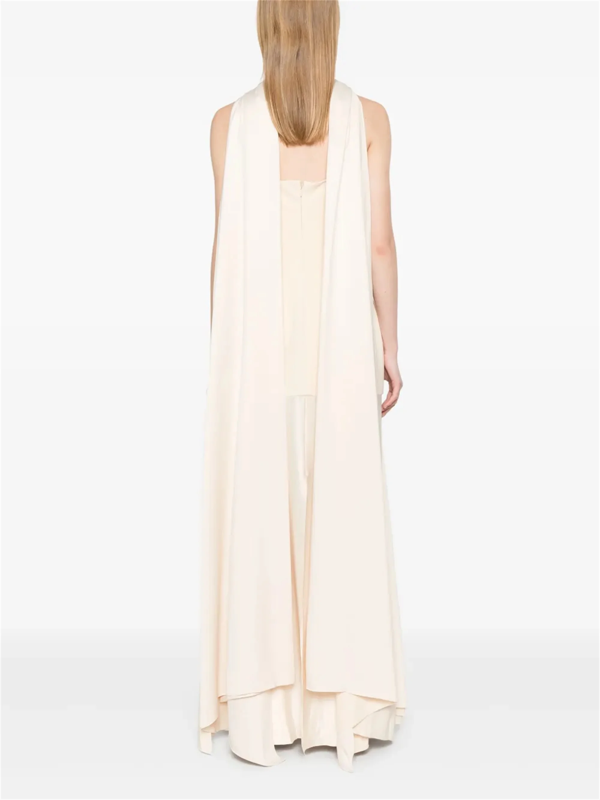 Halter Eenvoudig Vrouw Ceremoniejurk Mouwloos Formeel Galajurken Vloerlengte فسات Mohamed 1914 EVON BRIDAL Op maat