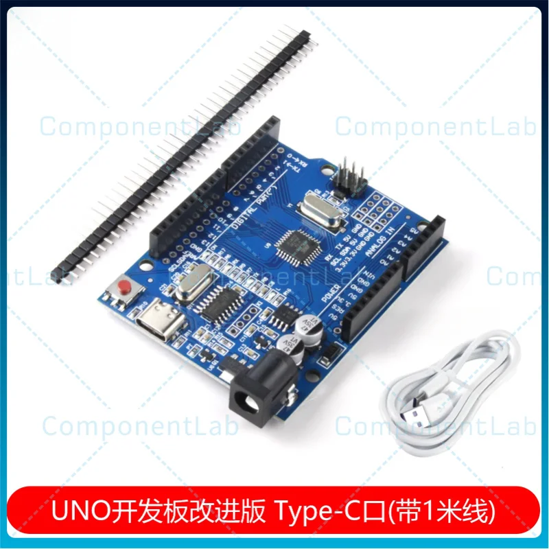 UNO Development Board R3 Mainboard Expert Edition ATmega328P Microcontroller Module with Type-C Interface