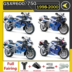 Carenados completos para SRAD GSXR 600 750 GSXR600 1996 1997 1998 1999 2000 GSX-R600 GSXR750 96 97 98 99 00, kit de carrocería