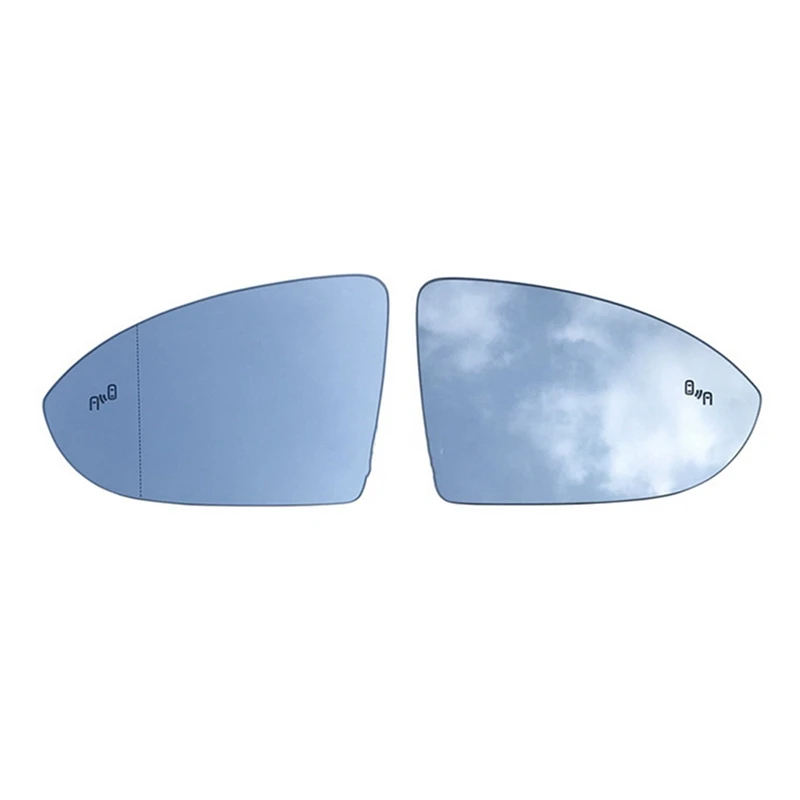 Car Rear Heated Mirror Glass Auxiliary Wide Angle Lens For Golf 7/7.5/R-Line-Jialu Lingdu L Touran