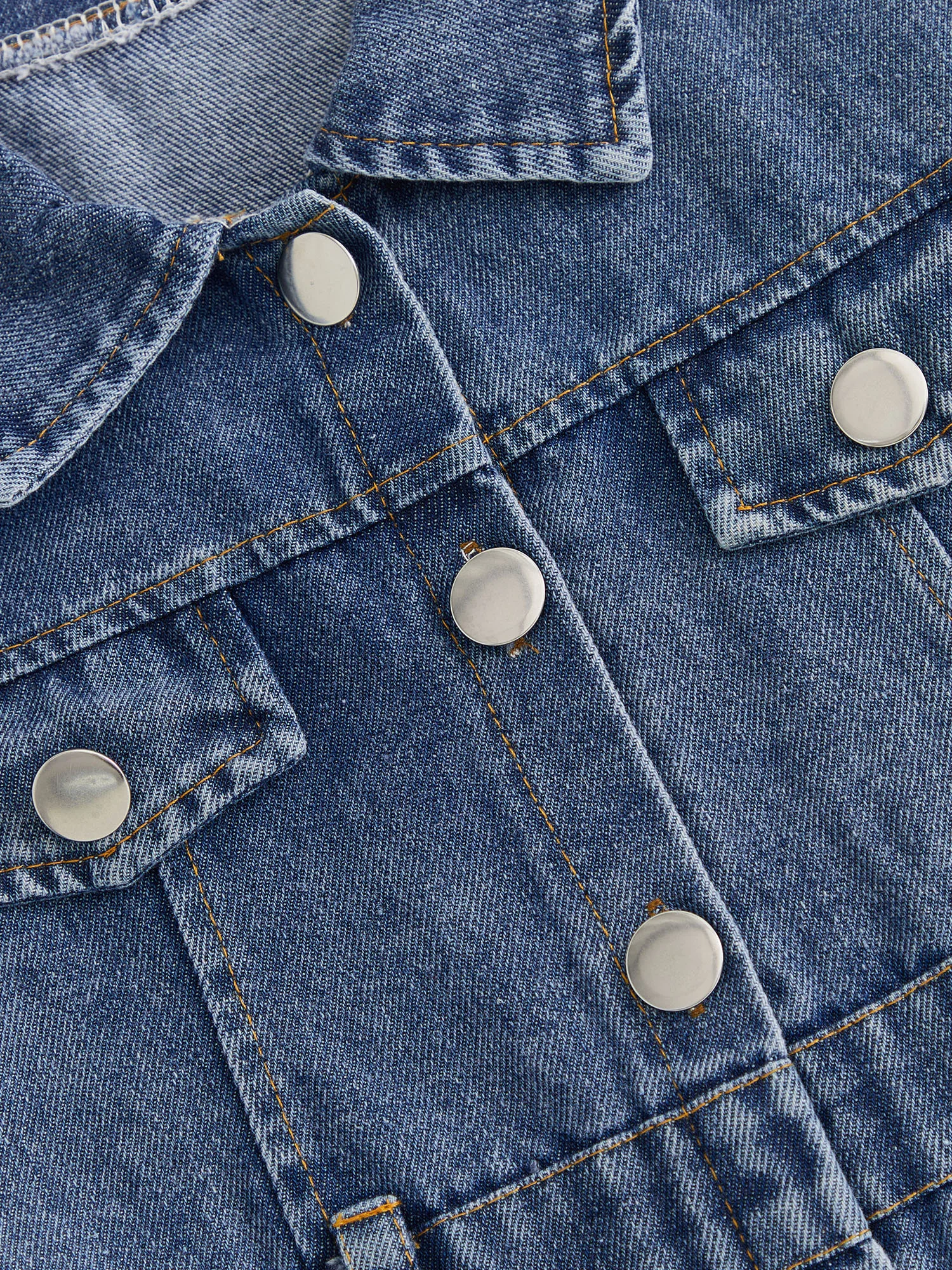 

Girls Ruffle Sleeve Denim Dress with Belted Waist and Front Pockets - Stylish Button-Down Collared Casual Dress for Toddlers