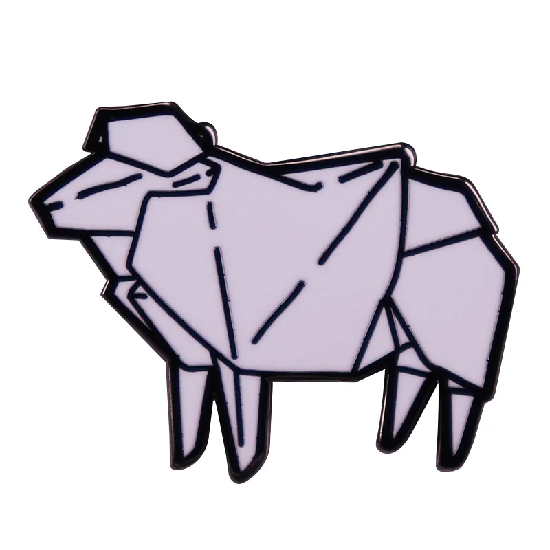 Origami Sheep Hard Enamel Pin Blade-Runner 2049 Inspired Badge