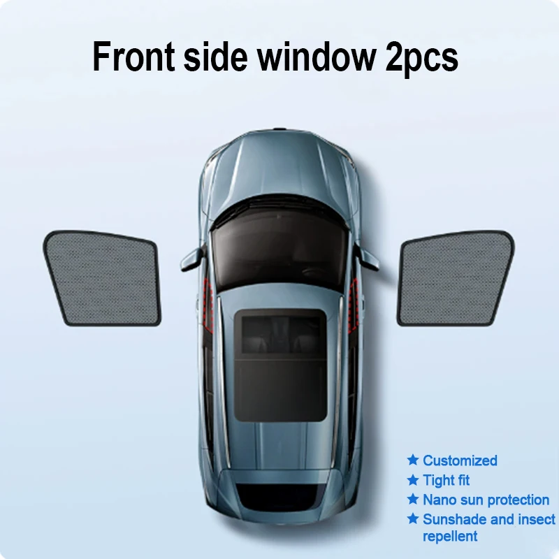 Auto Zonnescherm Voor Mercedes Benz GLE W167 2020-2024 Voorruit Gordijn Zijruit Schaduw Mesh Gordijn Protector Accessoires