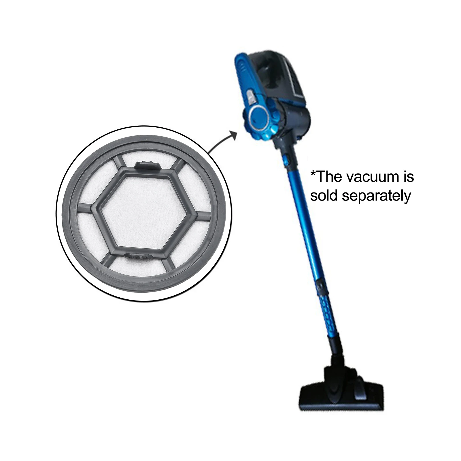 إسفنجة مرشحة ل Riino المتطرفة إعصار جهاز آلي لتنظيف الأتربة ACCVC8083 اكسسوارات اللوازم المنزلية أجزاء أداة التنظيف