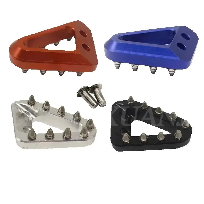 Motorcycle Rear Brake Pedal Step Tip Plate For  XC XCF XCW XCFW SX SXF EXC EXCF TPi SIX DAYS 125 150 250 300 350 450 500 CNC