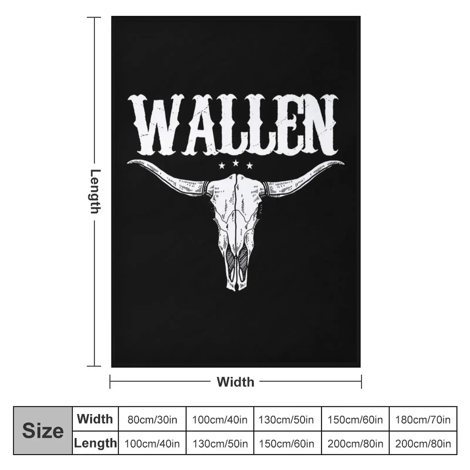 Wallen Western Throw Blanket Custom for babies Stuffeds Blankets