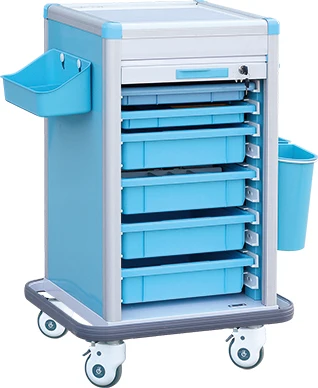 Hochey Medical High Quality Medical Emergency Treatment Medicine Trolley Hospital Delivery Cart For Clinic