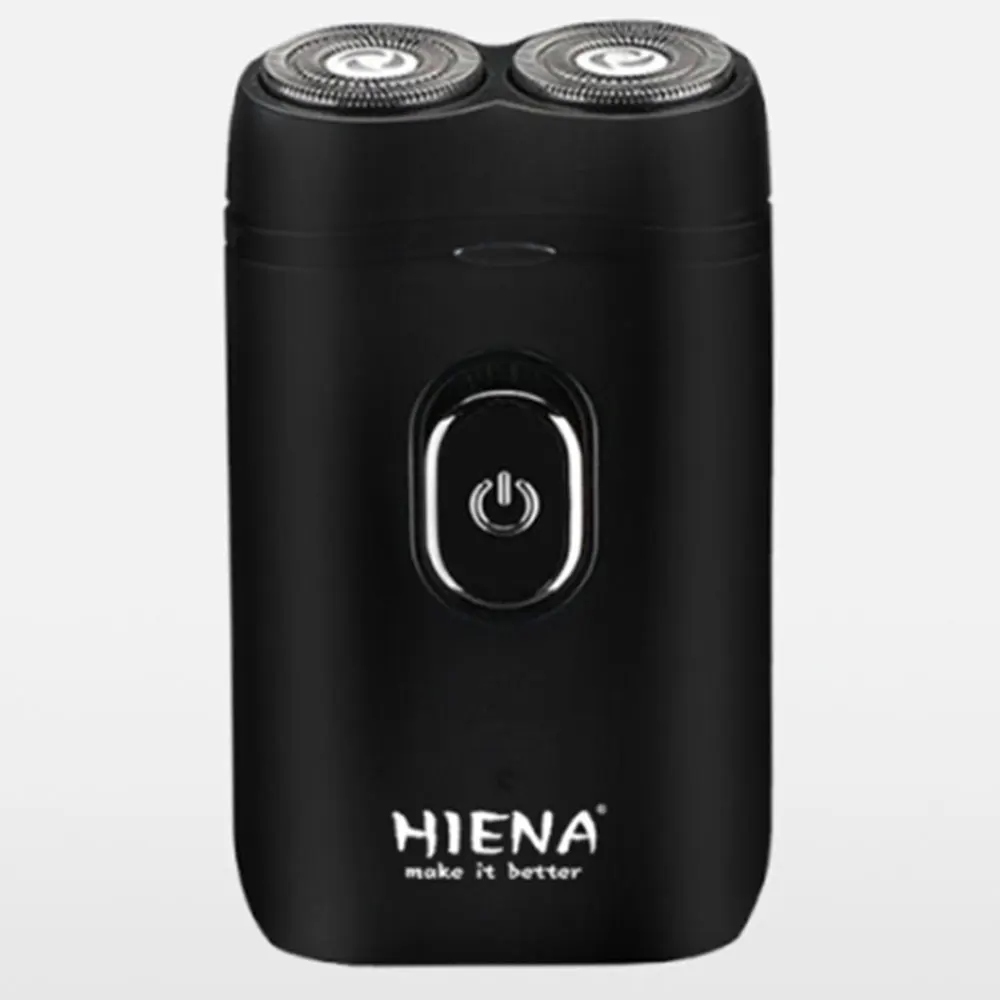 ボディ顔脱毛トリマーかみそり男性のダブルフローティングヘッド電気シェーバー充電式ドライウェットひげシェービングマシン