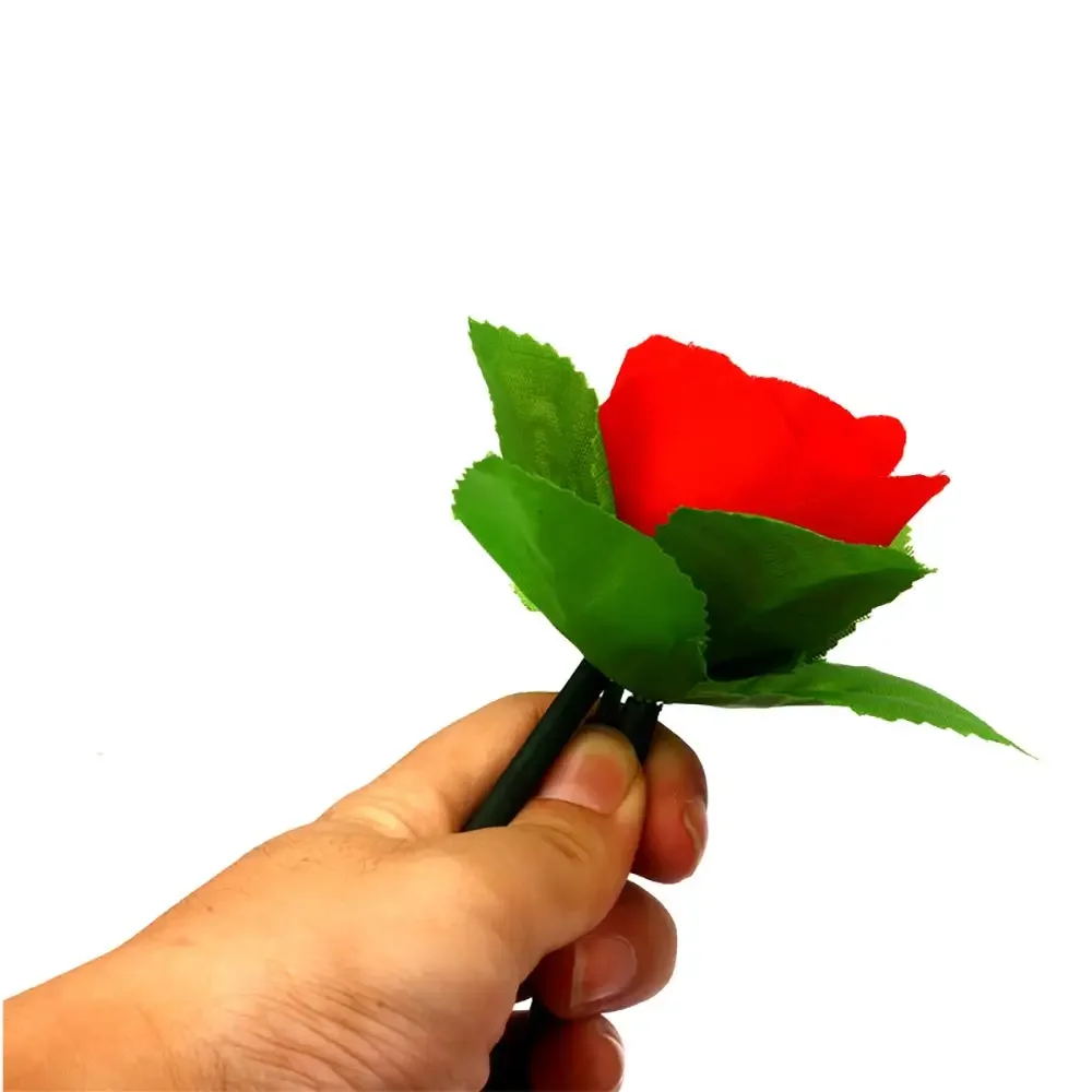 5pcs/Lot Folding Rose Magic Trick Accessories Mentalism Close Up Comedy Illusions Street Magia Gimmick Props