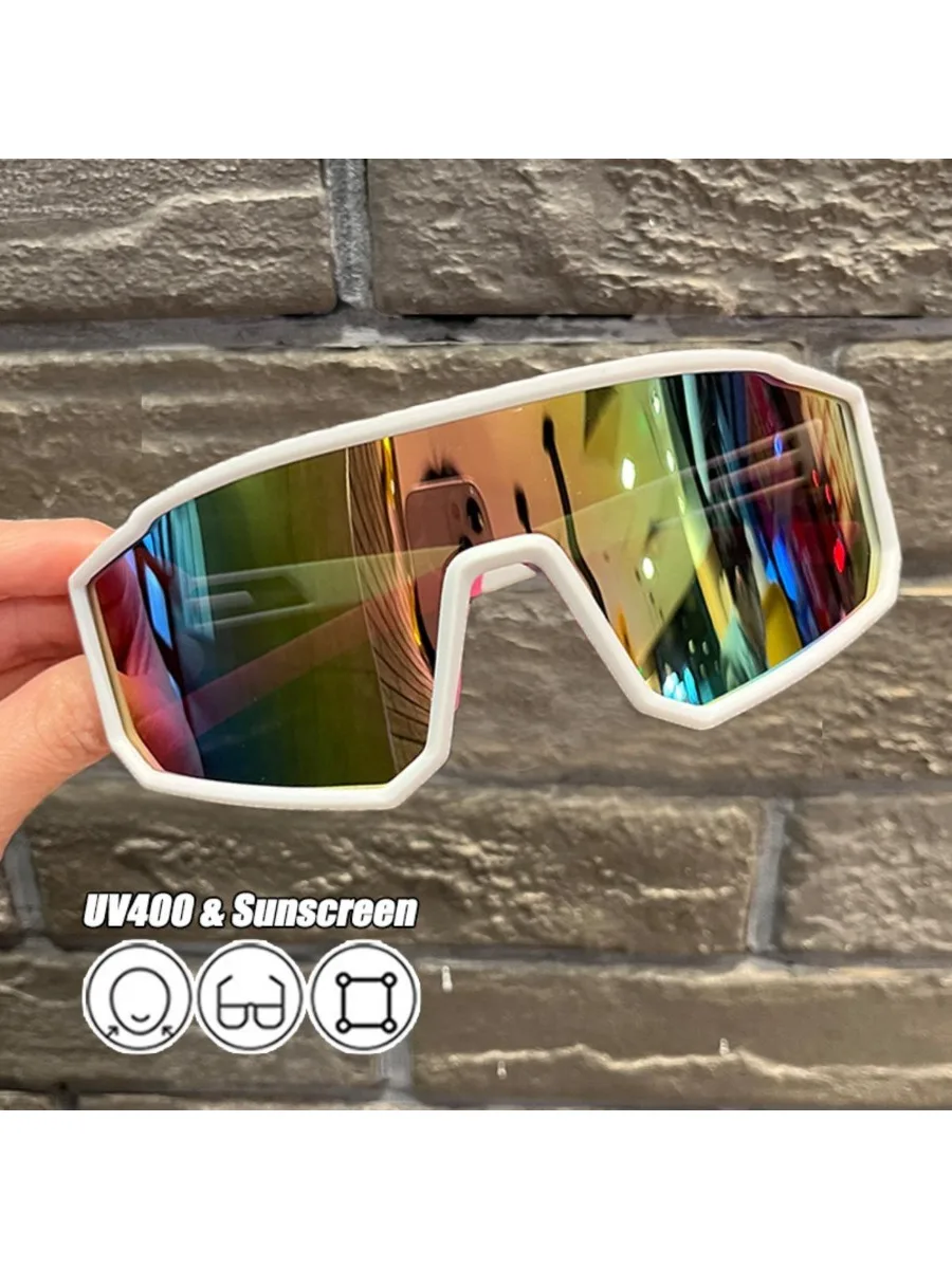 AliExpress MOYOKA Cycling Sunglasses Anti-Ultraviole Hiking Climbing UV400 Shades Goggles Large Frame Oversized Hiking Climbing Eyewear