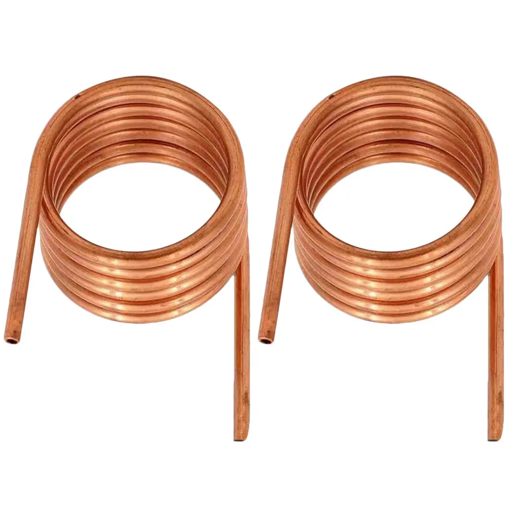 2 Pcs Air Compressor Copper Pipe Conditioning Strip Connection Tubing Conditioner Internal Coiled Tube Capillary Tubes