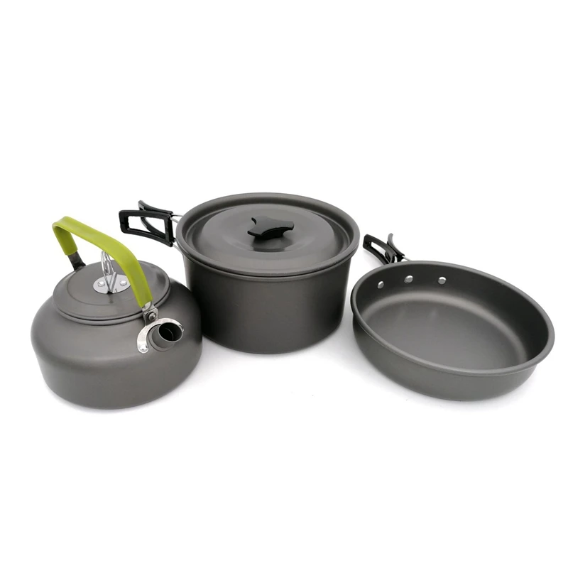 

Set Of Pot Tea Set 2-3 People Set Pot And Teapot Camping Cookware Combination Without Tableware