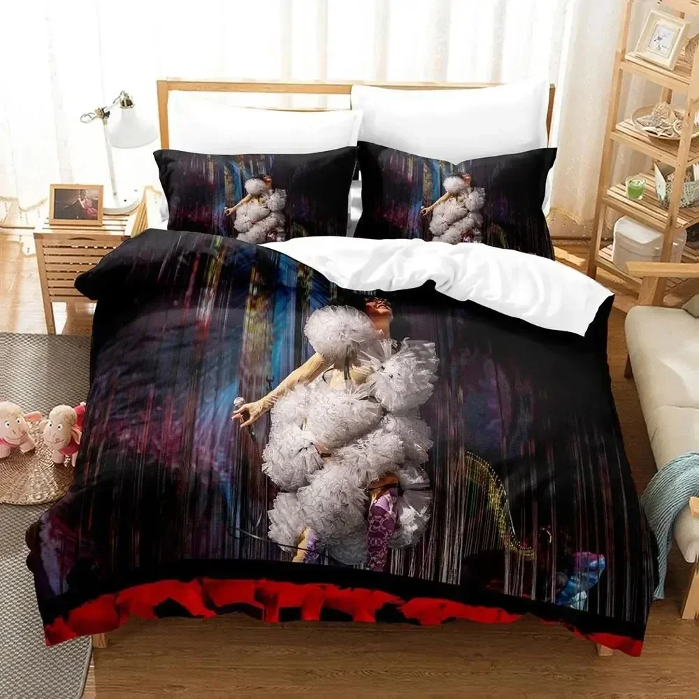 

Singer Bjork Björk Comfortable Duvet Quilt Cover Pillowcase Bedding Set Children Bedroom Decoration Home Textile