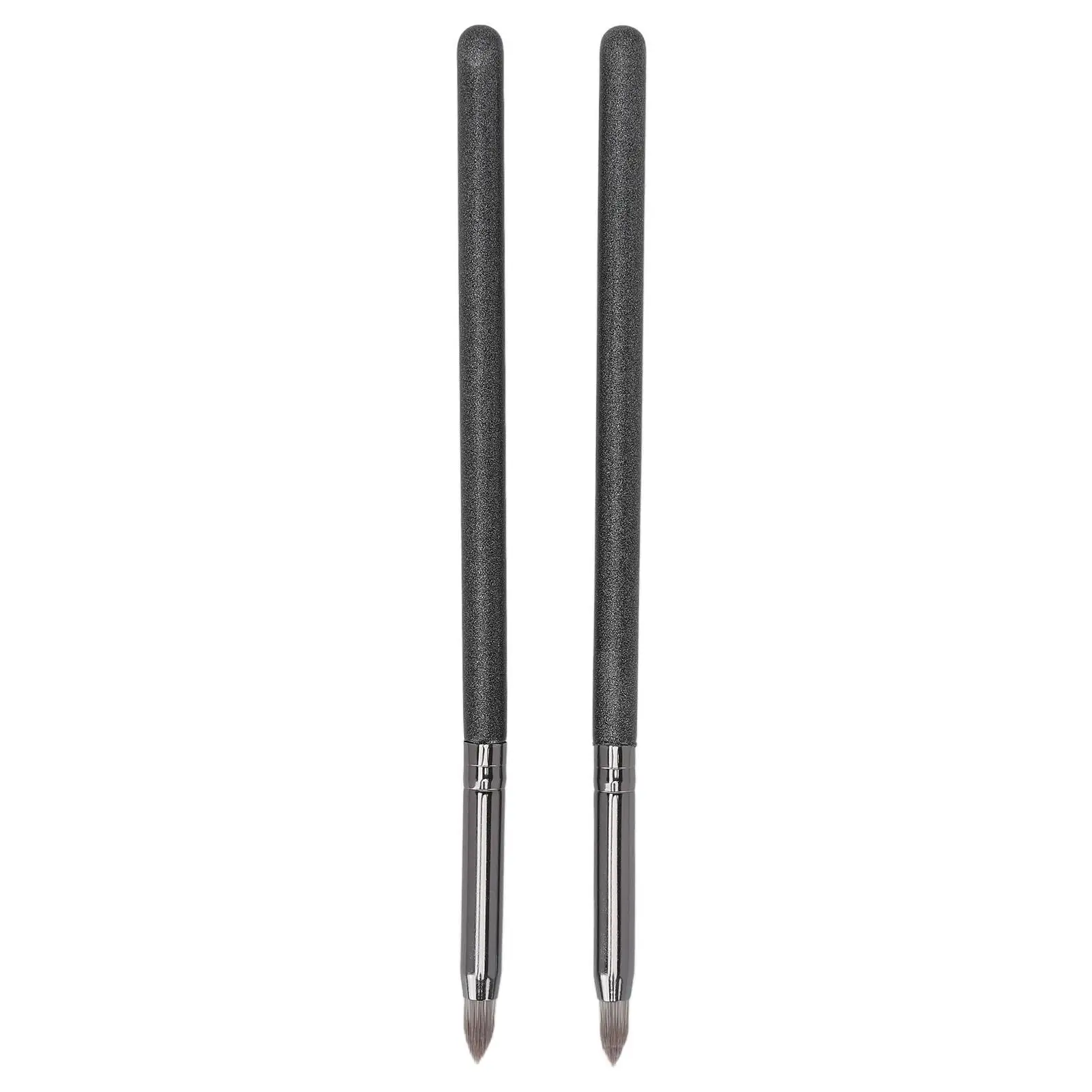 2 uds cepillo corrector debajo de los ojos para ojeras herramienta de maquillaje Lacrimal Sulcus cepillo para mezclar aplicador cosmético