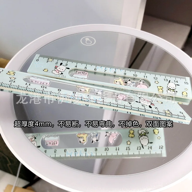 New Sanrio Pochacco animation peripheralcartoon cute rocker ruler creative personalityKawaii school supplies prizes wholesale