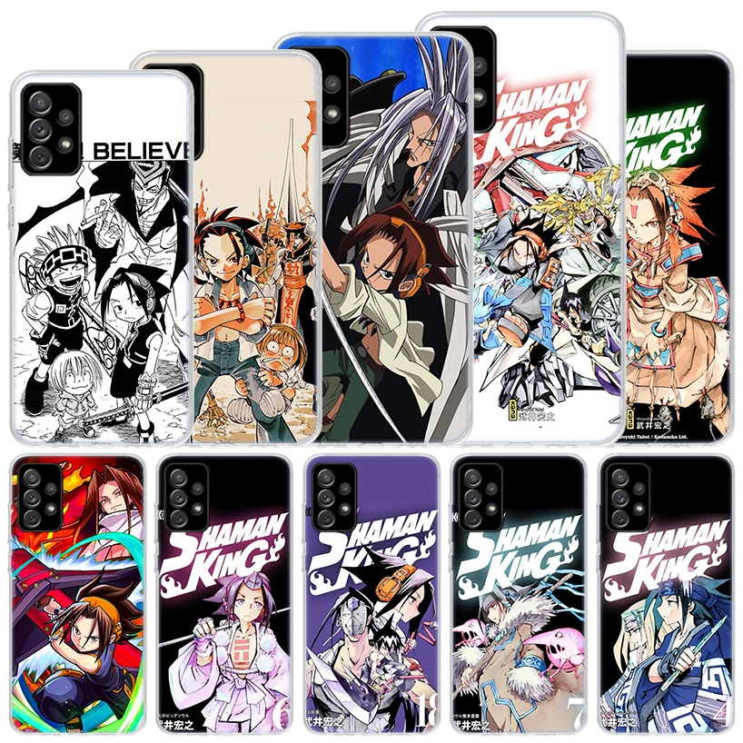 Anime Shaman King Soft Case For Samsung Galaxy A17 A16 A26 A36 A56 A15 A14 A13 A55 A54 A53 Phone Cover A25 A35 A24 A34 A23 A33 A