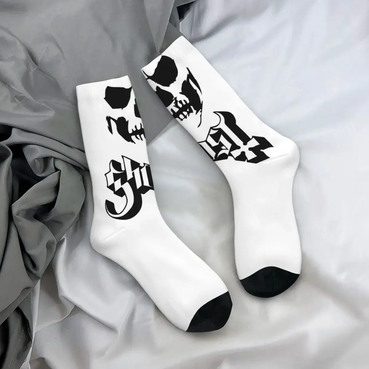 Calcetines de banda de Rock Ghost BC 2, medias absorbentes de sudor Harajuku, calcetines largos para todas las estaciones, accesorios para Unisex, regalo de cumpleaños