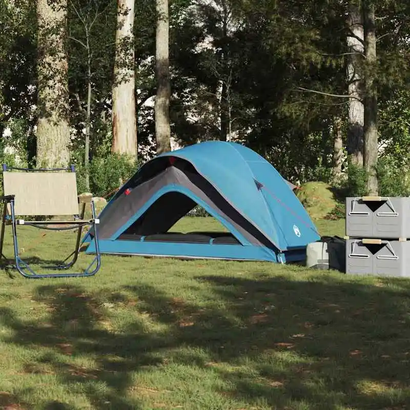 Campingzelt für 1 Person, blau, wasserdicht